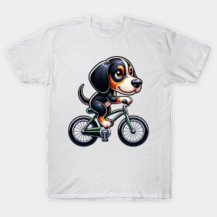 Black And Tan Coonhound Cycling T-Shirt